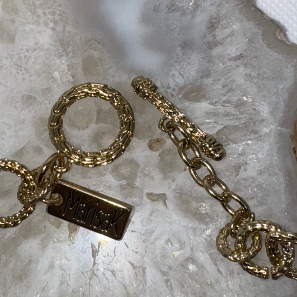 MarisaK Textured Gold-Tone Chain Necklace - Picture 7 of 7